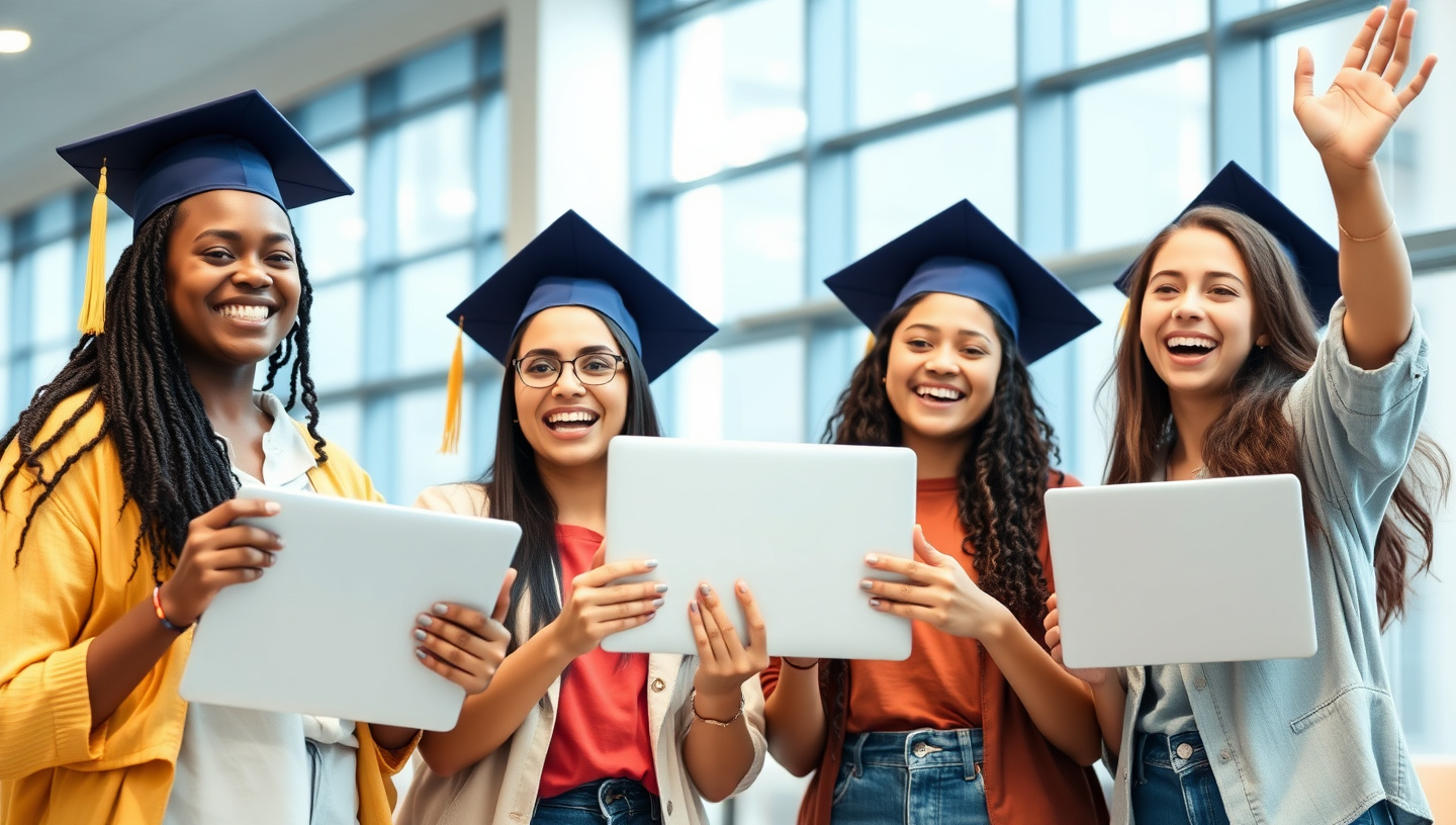 Successful online learning graduates